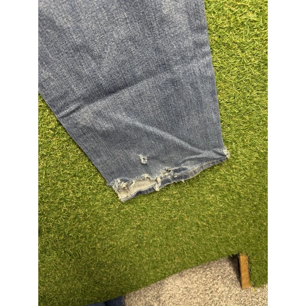 BKE Jeans Mens 38x30 Seth Straight Leg Affliction Y2K Medium Wash Distressed
